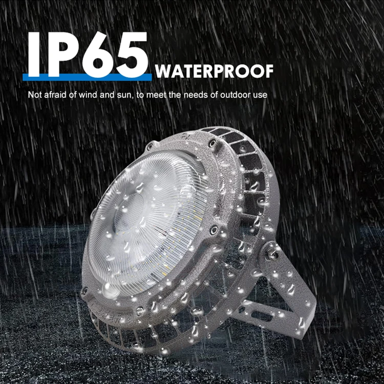 Наружные светодиодные фонари Ip65 Взрывозащищенная лампа для химической мастерской 30 Вт 50 80 120 Atex взрывозащищенные огни