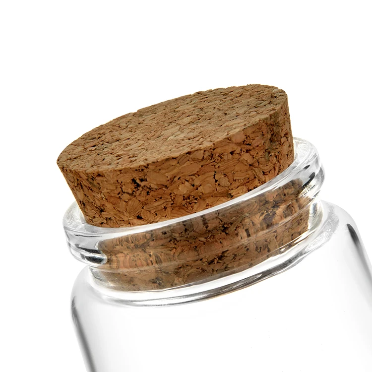 150mlsmall Test Tube with Cork Stopper Bottles Spice Container Jars Vials
