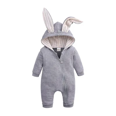6 to 12 months baby romper big rabbit ears infant boy clothing winter 2021 luxury valentine baby clothes