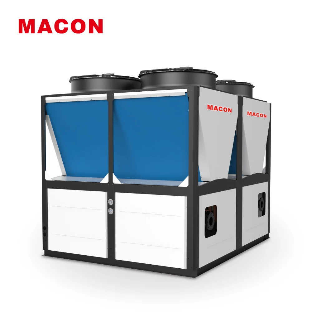 MACON  36kw 45kw 75kw High Temperature Heat Pump R410a+r134 for Commercial Hotel Hospital and Big House CE A+++