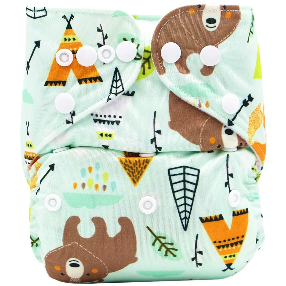 Waterproof Washable Pocket Cloth Diapers Reusable Baby Diaper