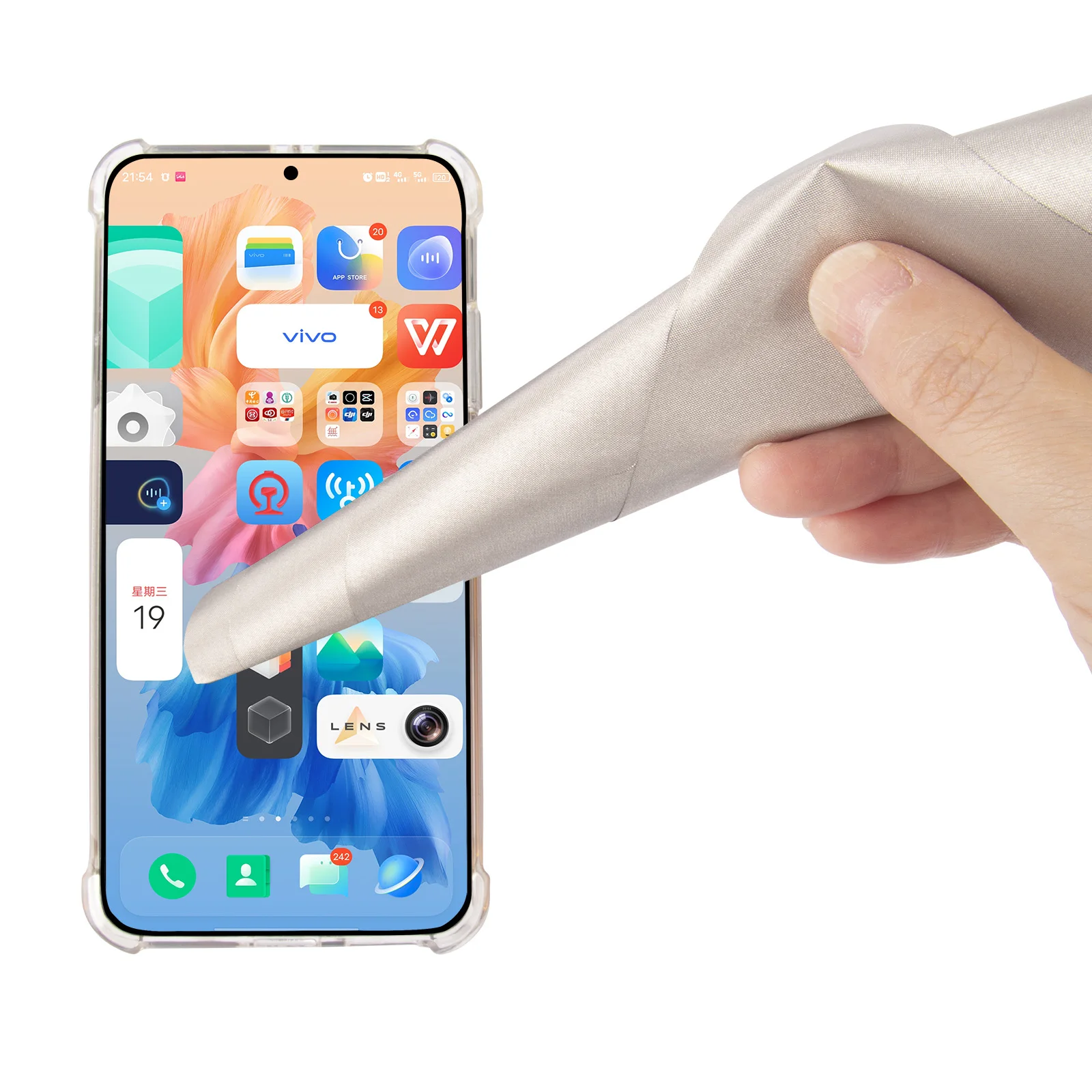 300T ultra-thin Copper and Nickle Coated Fiber RFID Signal Blocking Fabric EMF Shielding Conductive Fabric Cloth For Smart Phone