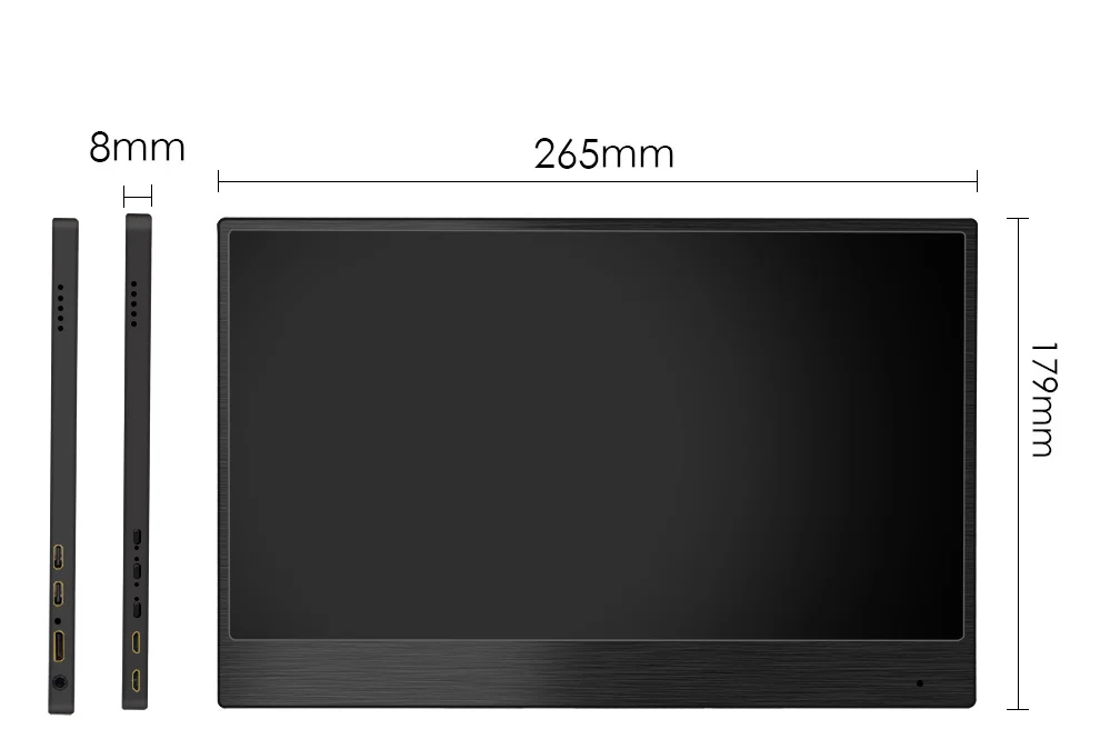 
11.6 inch Ultra-thin IPS portable monitor 1920*1080 full HD with Type-C USB for mobile PC laptop gaming PS3 PS4 XBOX 