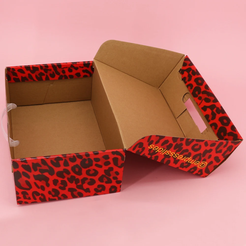 Custom Luxury Shoebox Packaging Corrugated Printing Paper Sneaker Shoe Box designed Private Label Shoes Box