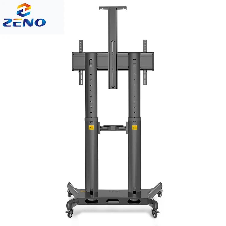 KALOC KLC 191 rolling computer cart tv screen fixed height rolling tv cart for 75 inch