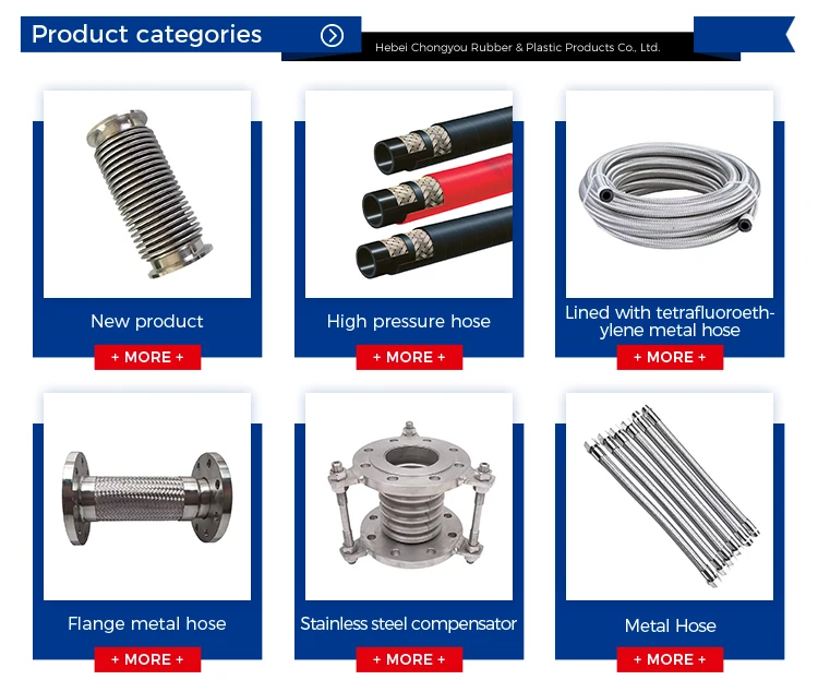 Wholesale industrial corrosion resistance metal braid bellow hose waterproof stainless steel flexible metal hose
