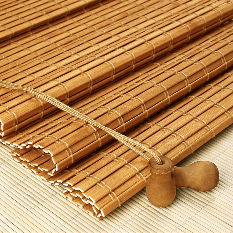 Комнатные декоративные бамбуковые жалюзи, палочки, бамбуковые шторы, жалюзи с бамбуковым сырьем