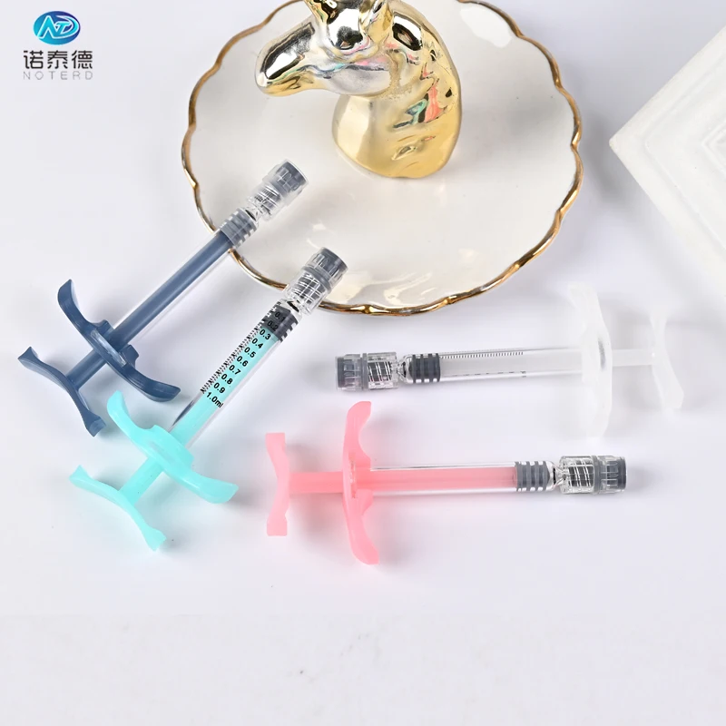 Manufacturer custom plastic plunger rod 1ml long glass prefilled syringe