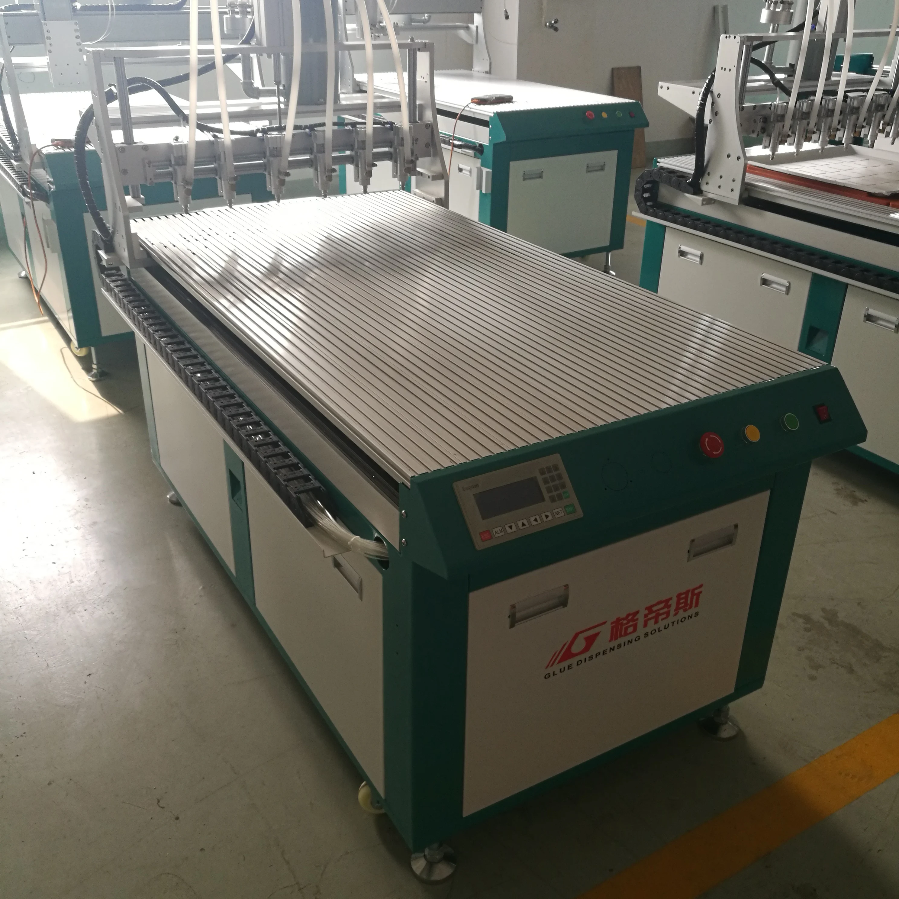 back-lit panel light automatic glue dispenser multi-heads gluing machine for 2by2 2by4 panel light