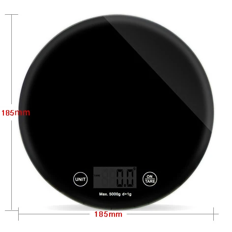 2025 TSEC New Designed Hot Selling Food Kitchen Scale Wholesaler LCD Digital Weighing Machine 5KG Competitive