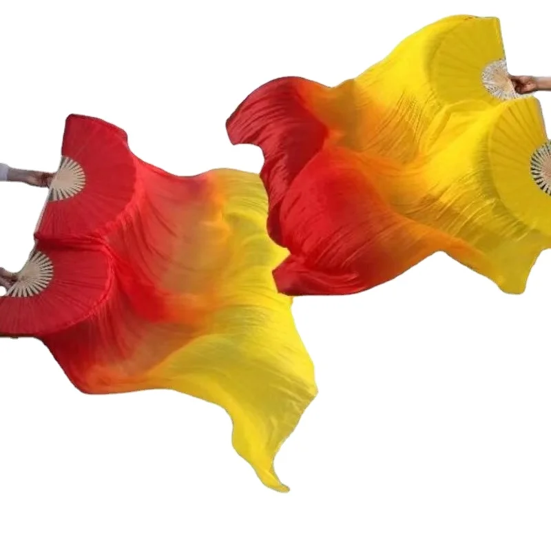 Women Belly Dance Fan Veil stage performance use elegant dance fans