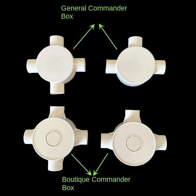 PVC Commander Box with Plastic Cover 16/20 Wiring Distribution Three-Four Fork Electrical Pipe Fittings-Casting Technics