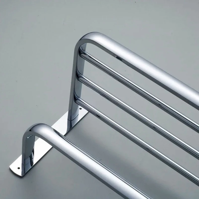 Stainless Steel 304 Wall Mount Hotel Bathroom Towel Rack Towel Shelf Towel Shelf Shiny /brushed Polishing
