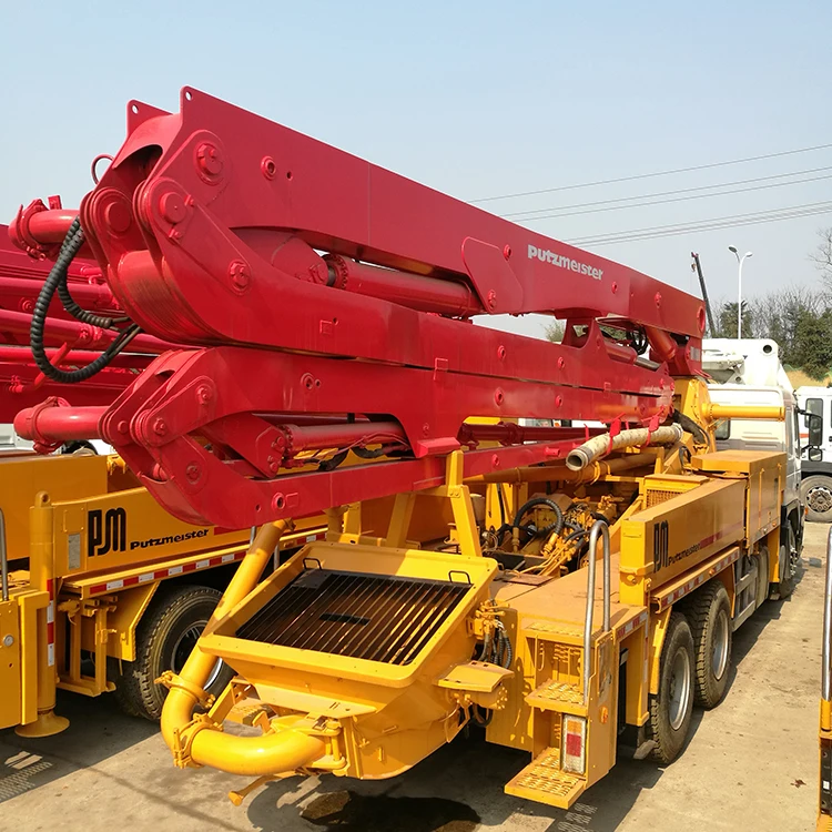 2012 diesel putzmeister volvo 36m used cost of truck mounted concrete pump trucks for sale