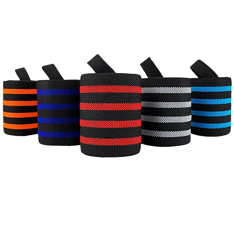 Custom logo adjustable fitness compression weight lifting straps gym wrist support wraps