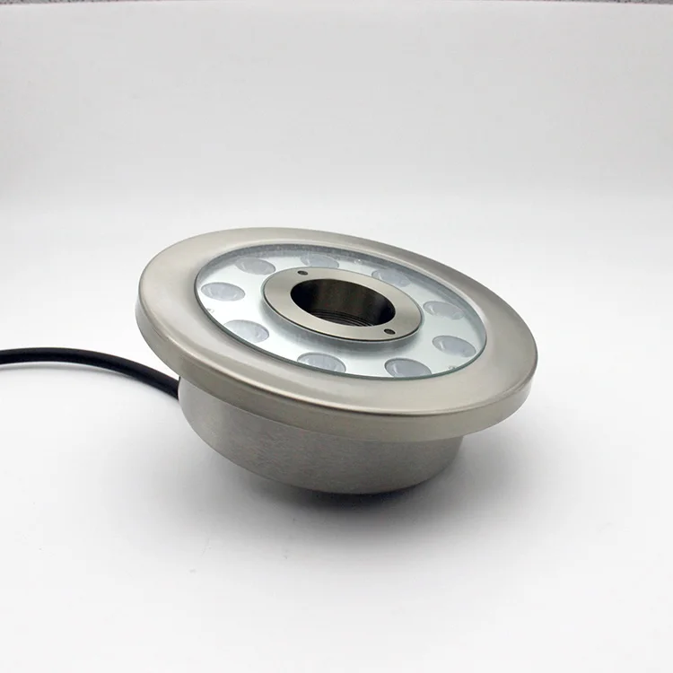 IP68 waterproof multi color 47mm Nozzle RGB 3in1 full color dmx controller underwater led fountain light for small fountain