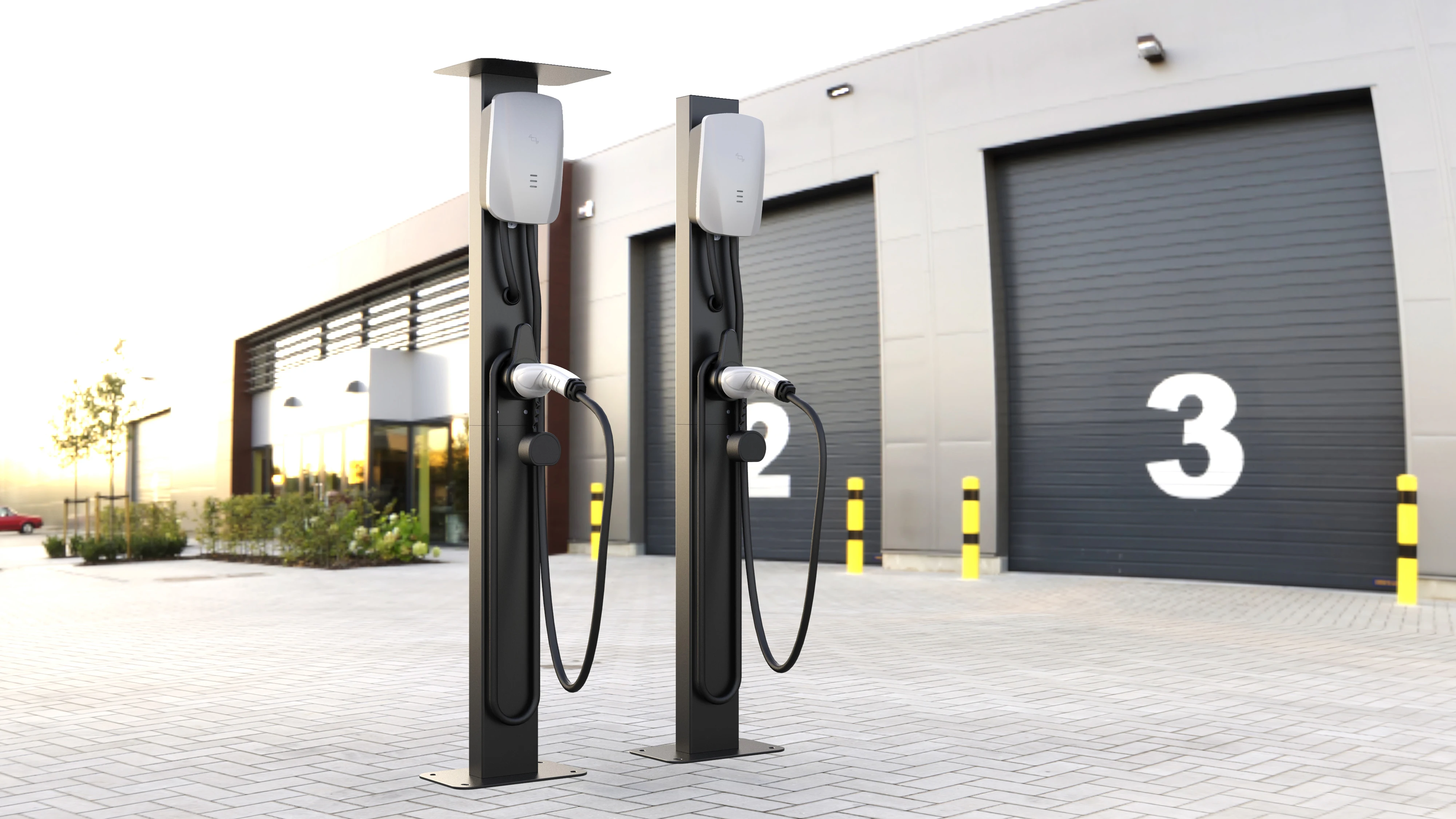 Feyree Manufacturer Type 2 32a 7kw Wallbox Fast Electric Charging Station EV Car Charger Factory