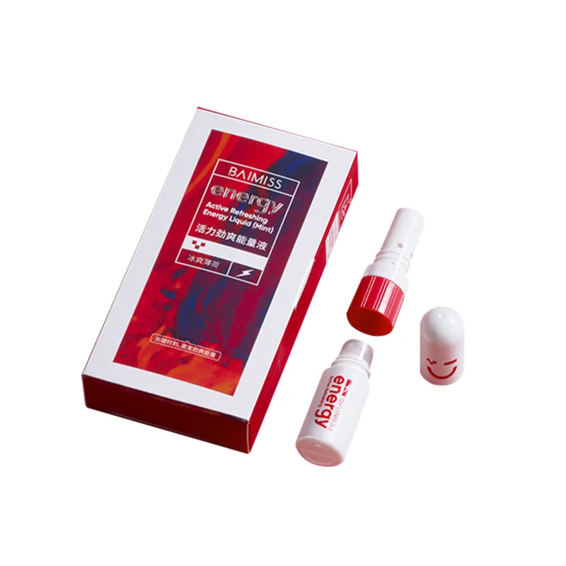 BAIMISS Breathe Smoothly Energy Nasal Inhaler And Rollerball Two-in-one Pack 4g Nasal Inhaler