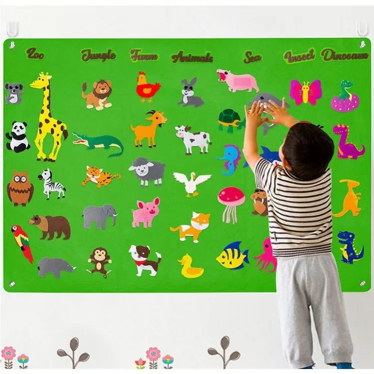My Daily Calendar For Kids Early Childhood Learning Activities Felt Board Preschool Calendar For Home