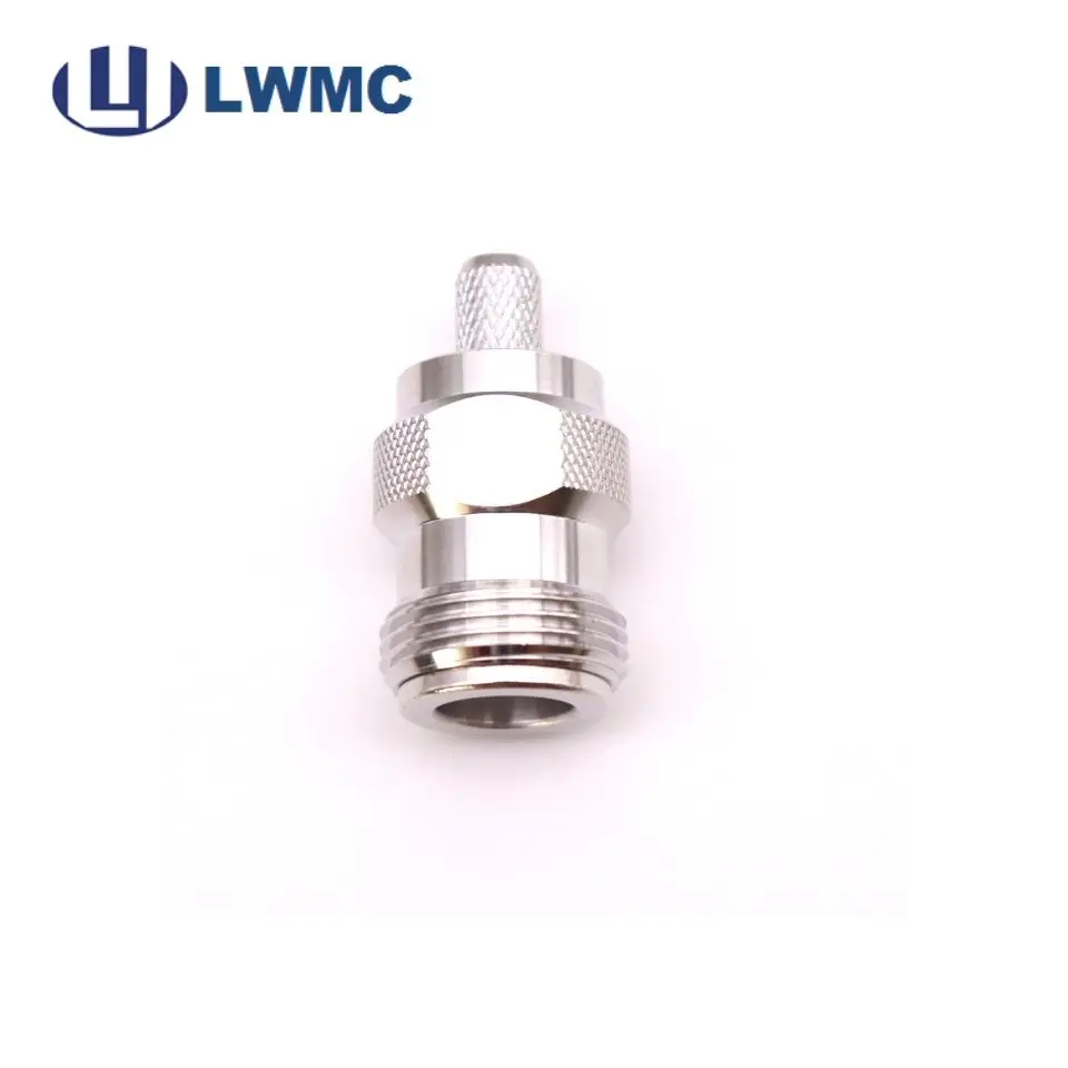 Factory Supply RF Coaxial Crimp  N Type female /male  straight connector for LMR240/ RG8 Mini cable