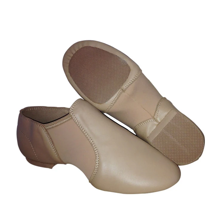  In-stock ready to ship soft leather jazz dance shoes for girls