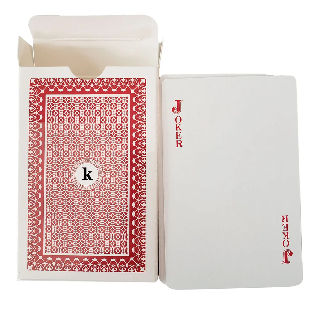 
Free Sample Best Quality Custom Logo Adult Poker Paper Sublimation Blank Playing Cards Game 