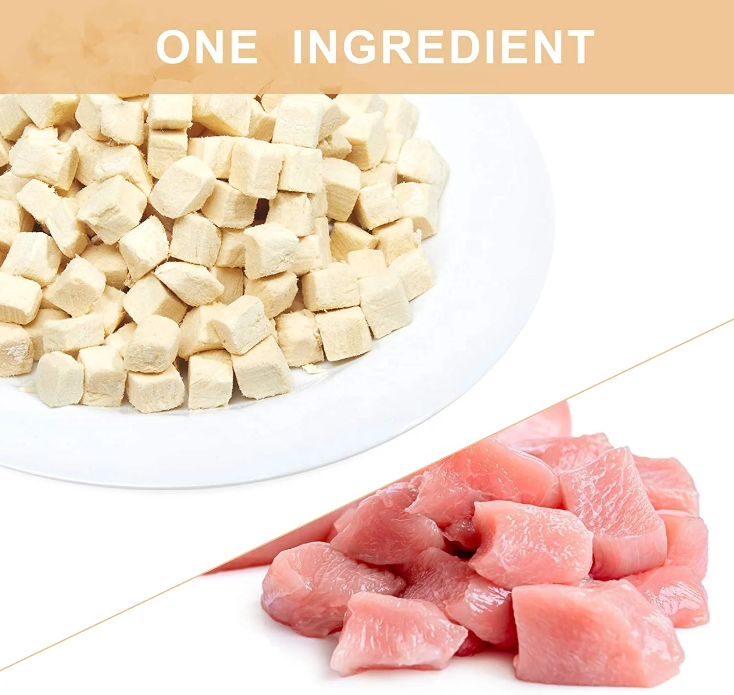 Freeze dried chicken OEM private label pet supplies dog treats good price pet food