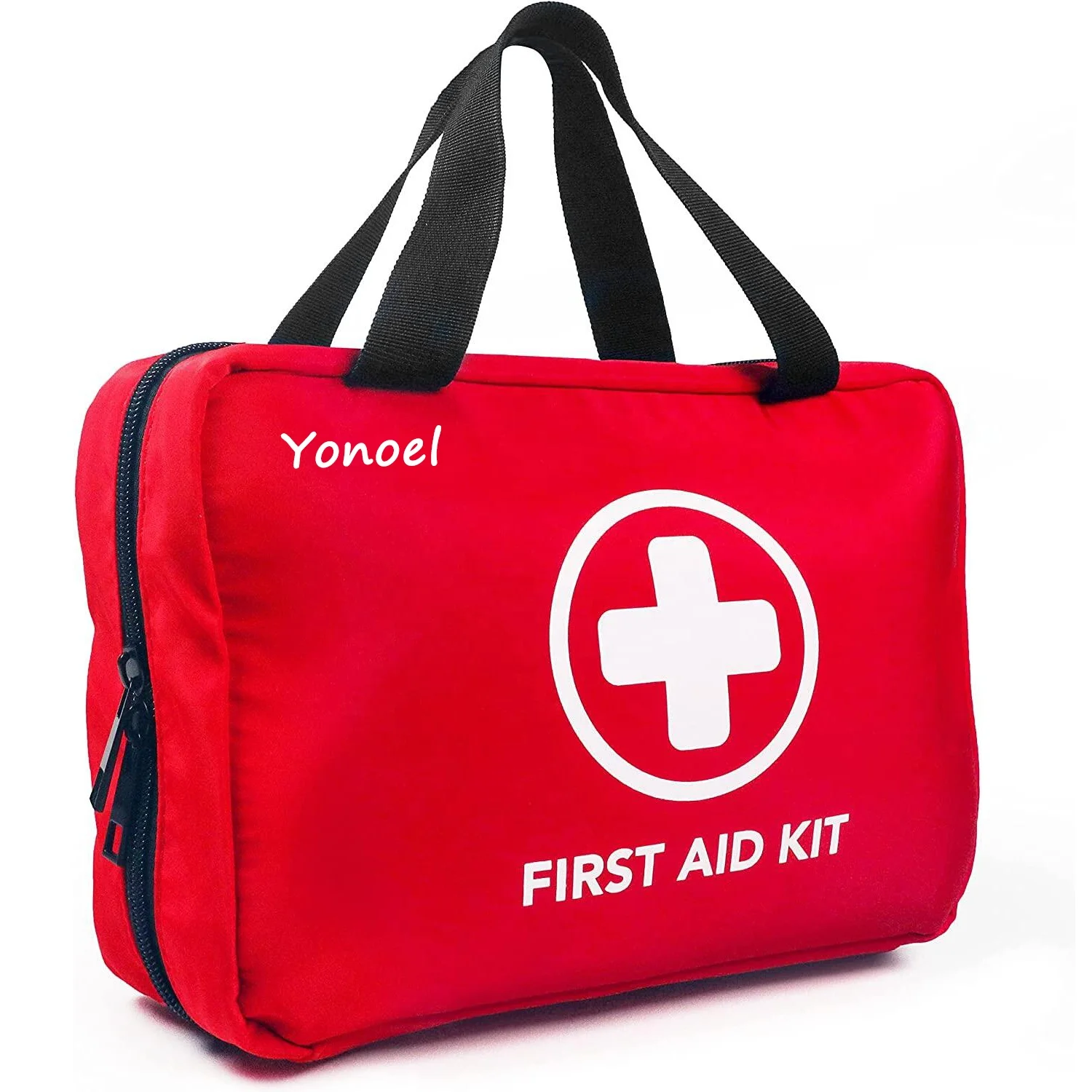 Large Capacity Portable Red Medical Supplies First Aid Bag  Emergency Home First Aid Kit