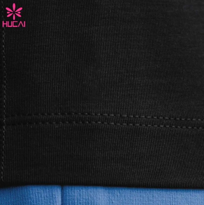 hucai custom OEM cotton oversize acid washed vintage tank top for men