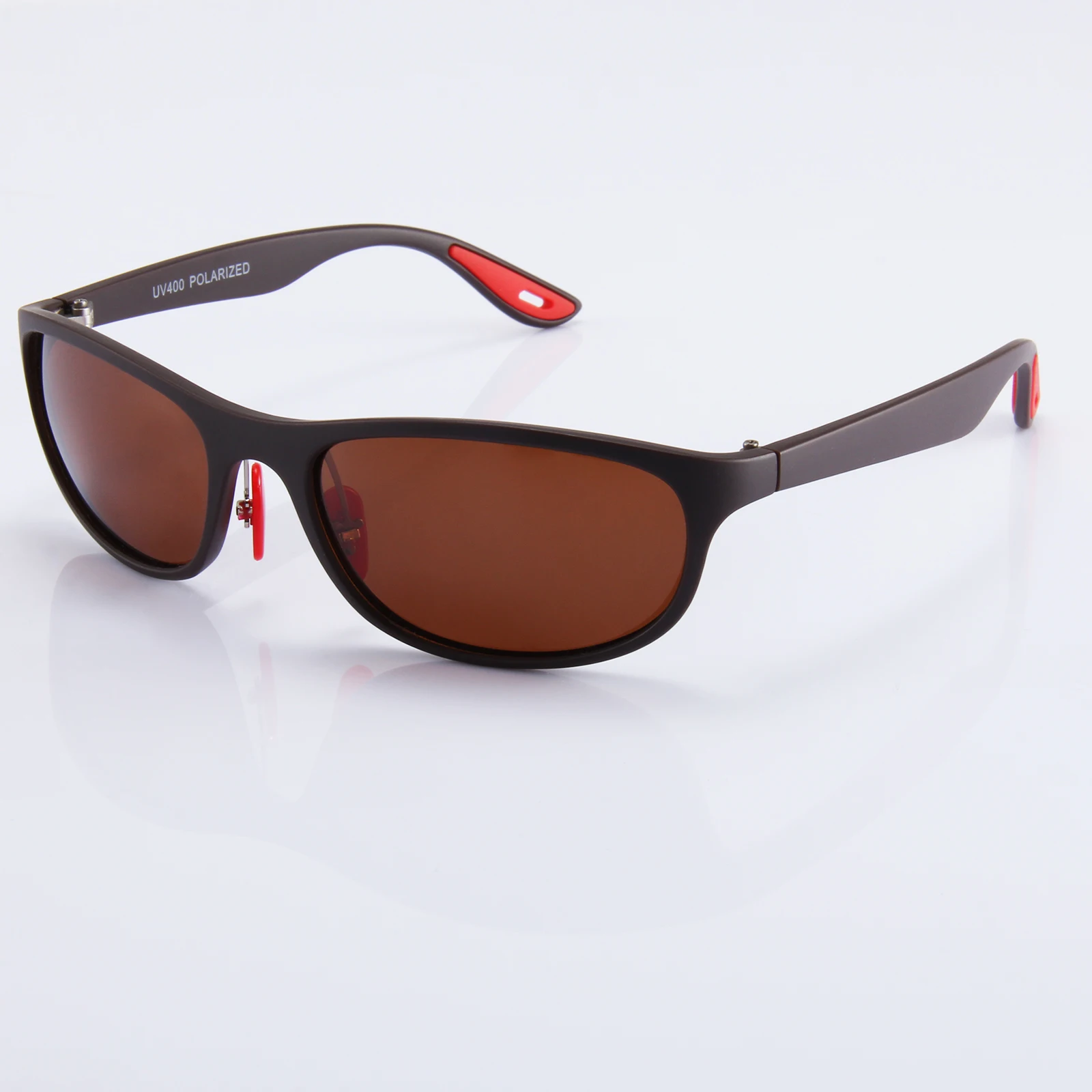 Wholesale UV400 customized glasses cycling sport Wrap around sunglasses mens