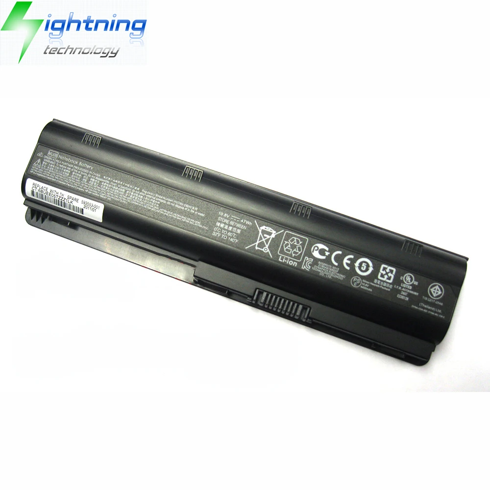 HSTNN-DB0W MU06 10.8V 47WH Original Notebook Battery For HP Laptop Battery Pavilion DV3 DV6 DV5 DV7 DM4 HSTNN-IB82 500029-142