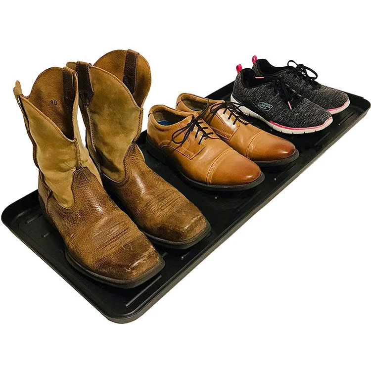 S Set of 3 Multi-Purpose Boot plastic Shoe Drip Trays for Rain Boots Winter Boots Sneakers use in Indoor Outdoor All Seasons