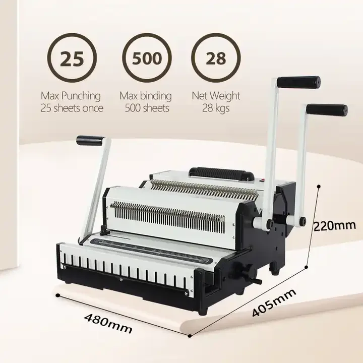 SONTO SW2500A Coil And Wire 3 :1 Or Wire 2:1  Multi-functional  Double Loop Spiral Wire Binding Machine