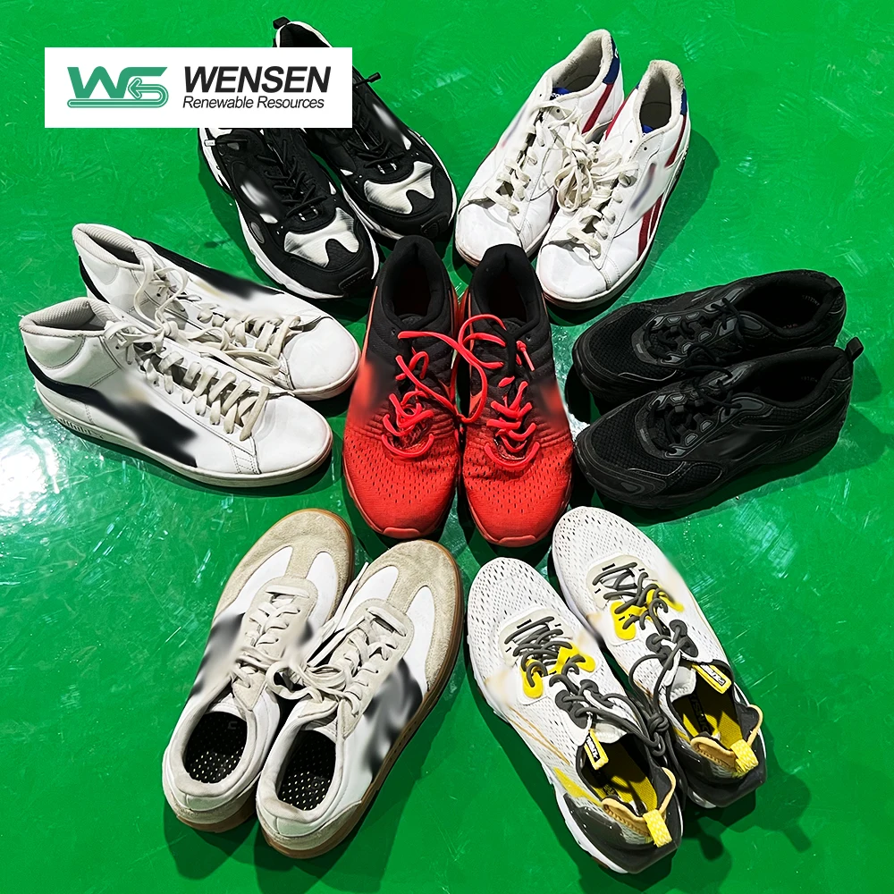 Guangzhou Factory Wholesale Cheap Used Secondhand Shoes Originally Brand Men Shoes