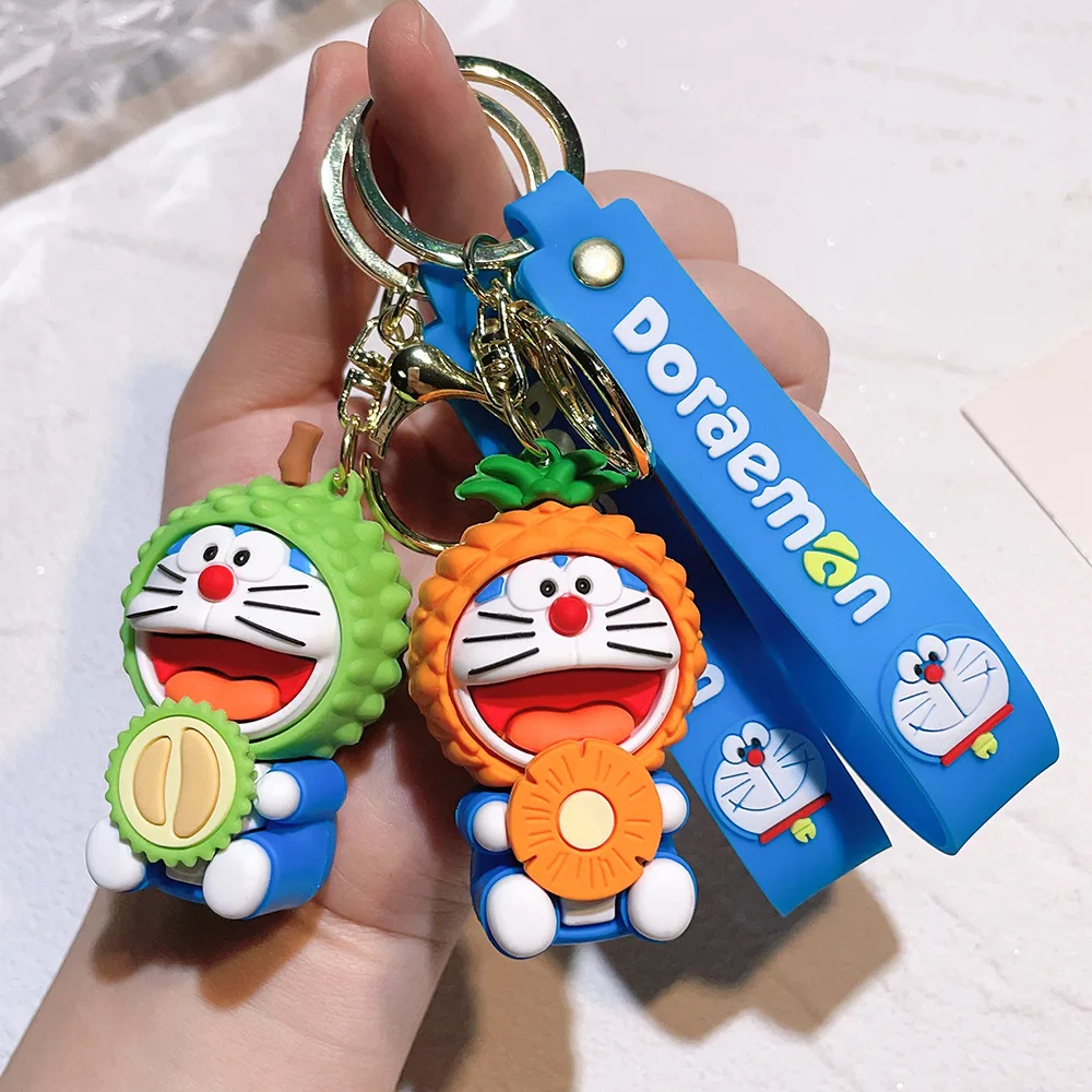 Новый фруктовый брелок Doraemon Dingdang кошка ананас серии дуриан кулон кукла машина Слепая Коробка подарок оптом