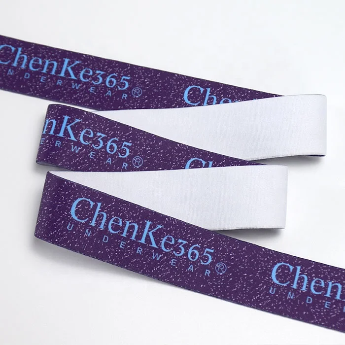 OEM Manufacture Printed Flat Mutil-color Good Resilience Customized For Underwear Garment