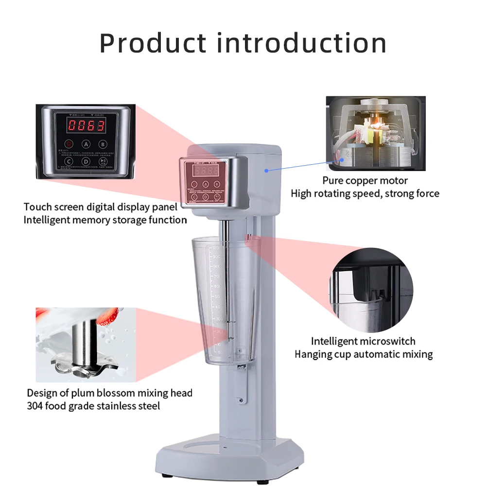 Commercial Automatic Stainless Steel Milk Shake Machine