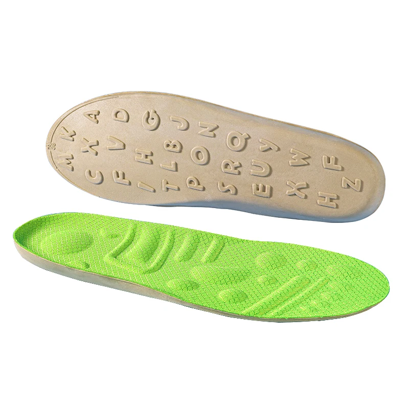 Wholesale/custom Sports insoles with mugwort to prevent odor absorb sweat eliminate odor Shock absorbing massage feet soft pads