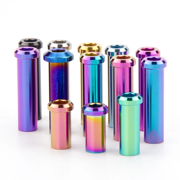 TITST Road Bike C Brake Pivot Center Nut with Washer c Front Rear Brake Caliper Screw Bolt Titanium Alloy M6x10/15/20/25/30/40mm