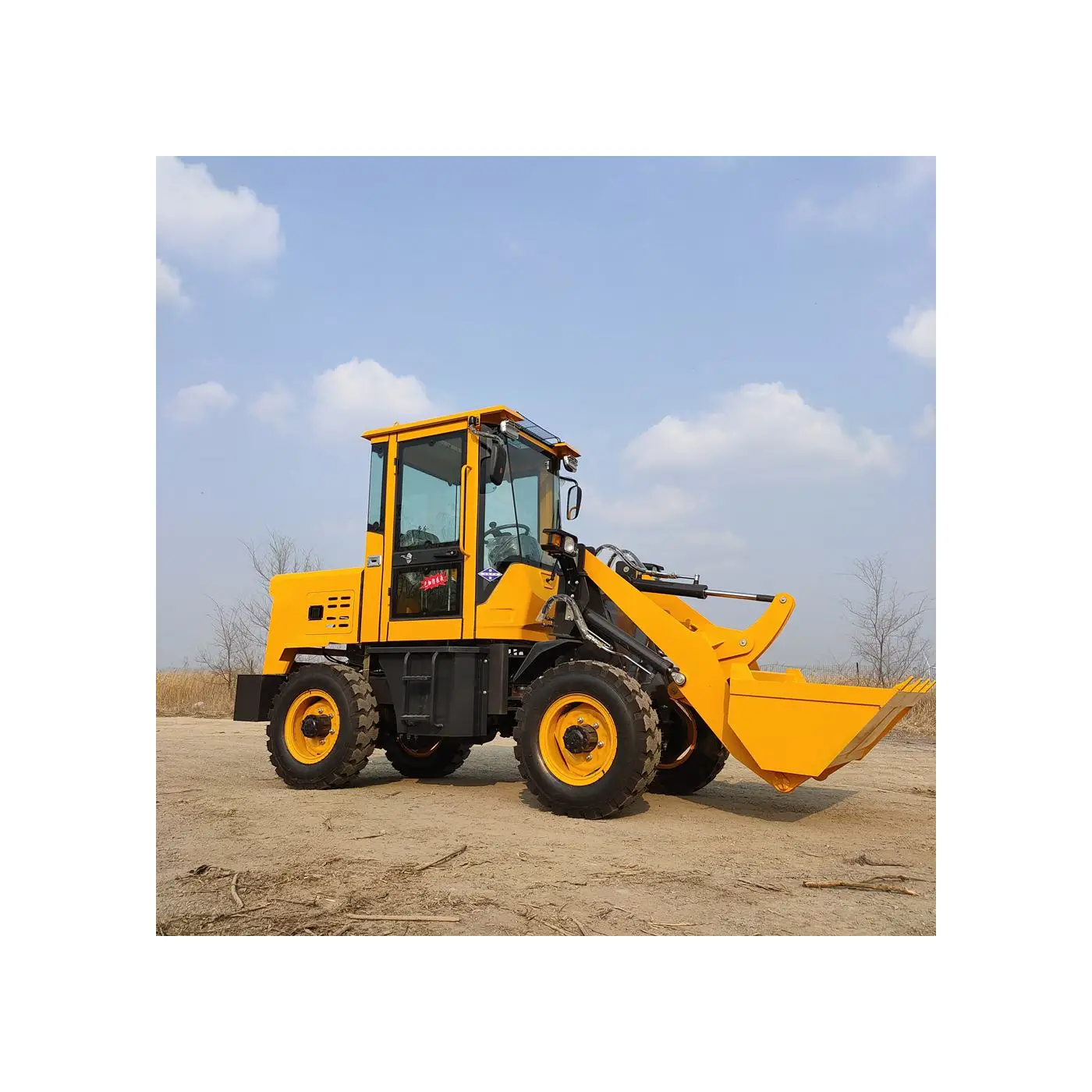 High Quality Custom Sale Front Compact Loader Excavator With Forks Hydraulic Articulated Loader