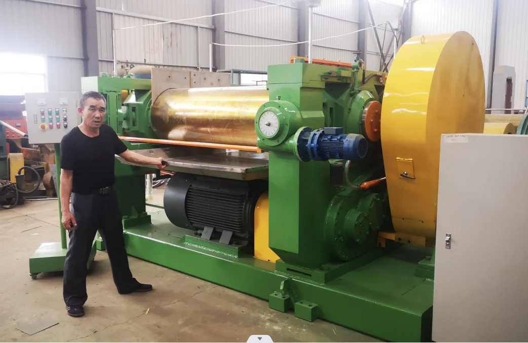 Laboratory-Size Open Type Rubber Mixing Mill Waste Rubber Mixing Mill Xk-400 Rubber Mixing Mill