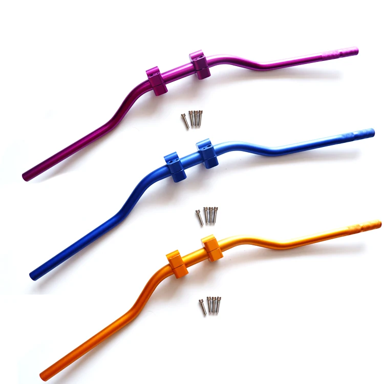 Hot sale BWS Modified Motorcycle Racing Handlebar universal  28mm  fat bar with handlebar riser For Motorcross Dirt Bike