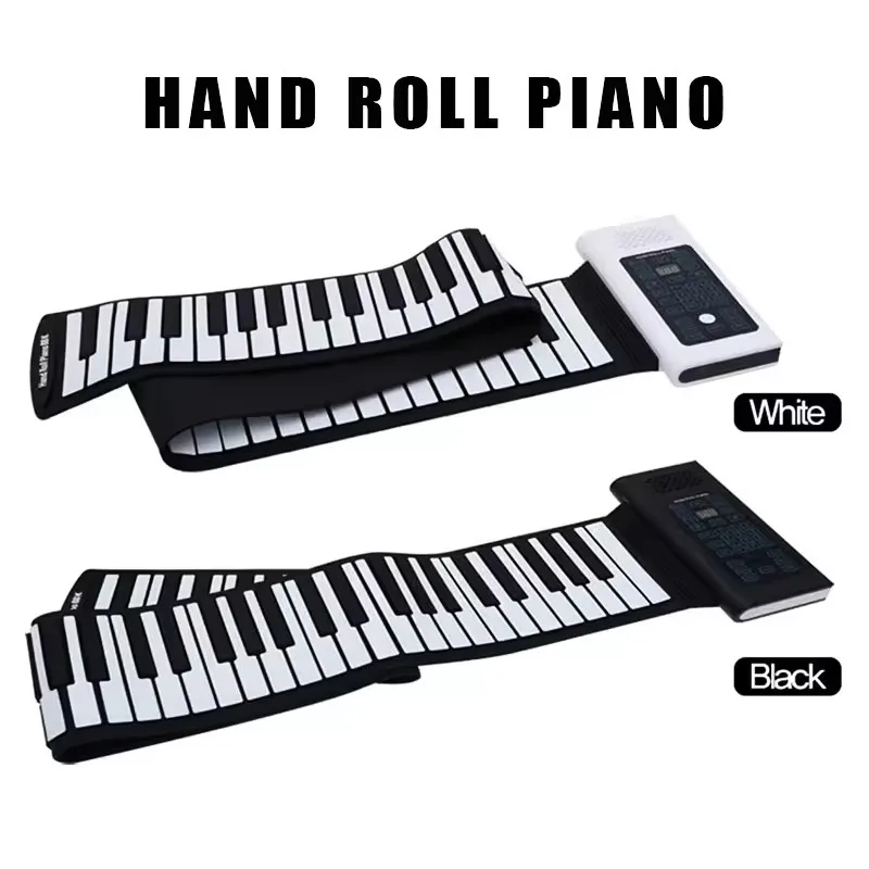 Beginner-friendly 88 Keys Electric Piano Keyboard Mini Midi Controller Electronic Organ Touch Roll Feature Musical Instruments
