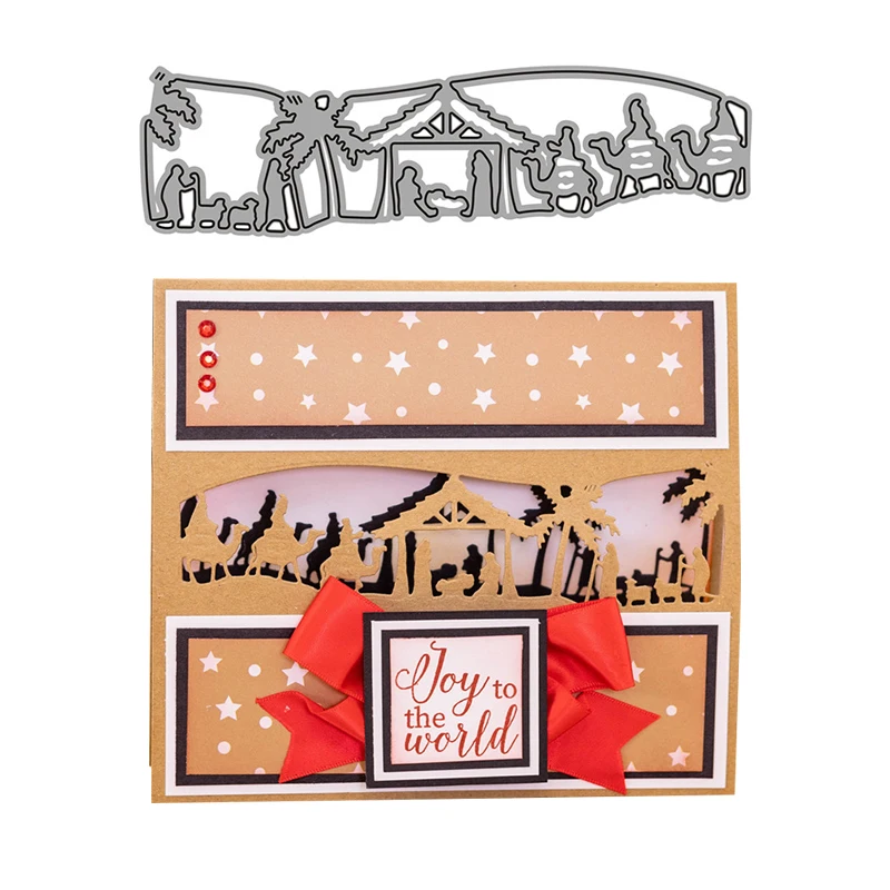 Camel and Human Metal Cutting Dies New Dies Scrapbooking Handmade Tools Mold Cut Stencil DIY Card Make Mould Model Craft