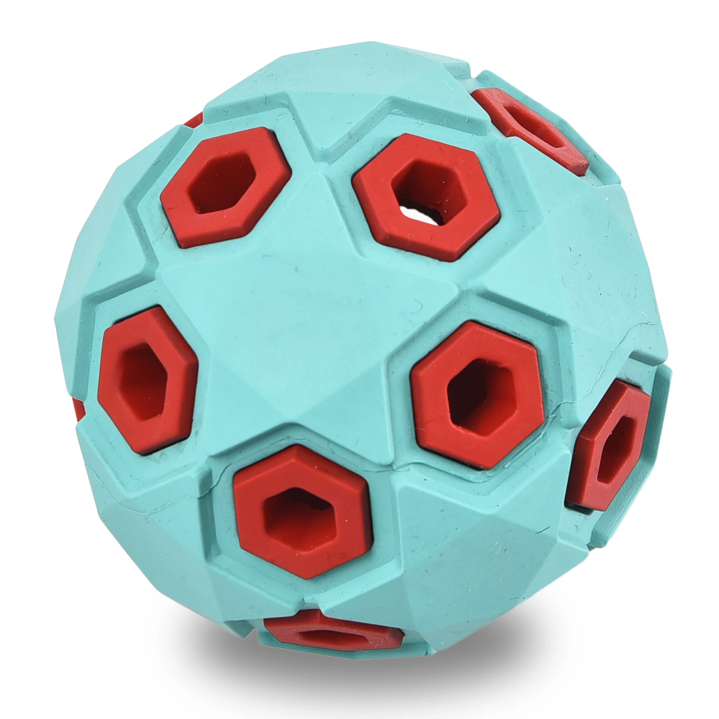 Food Grade Durable Natural Rubber Ball Teeth Cleaning Dog Toothbrush Interactive Dog Toys Puppy Chew Teething Toy