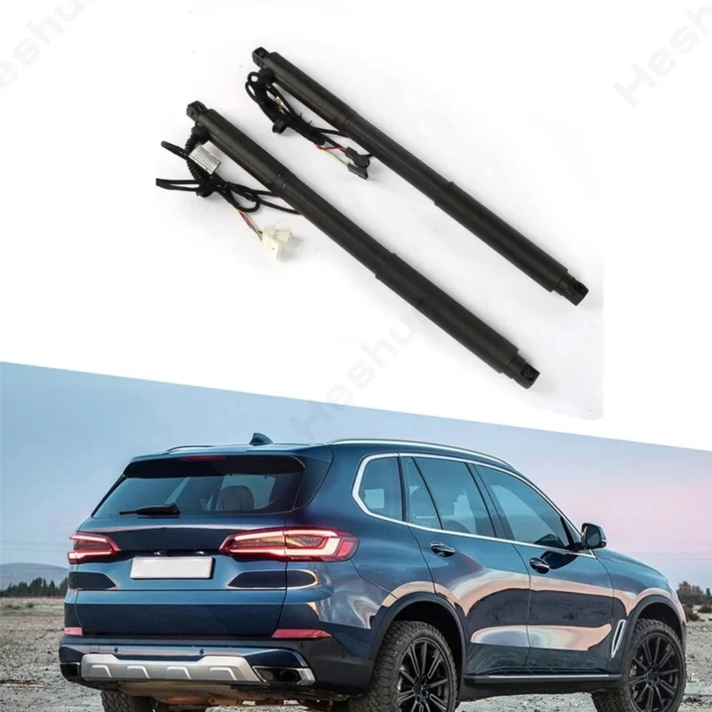 Pair Rear Trunk Liftgate Power Hatch Lift Support Opener For BMW X5 E70 2006 2007- 2013 51247332695 Electric Tailgate Gas Struts