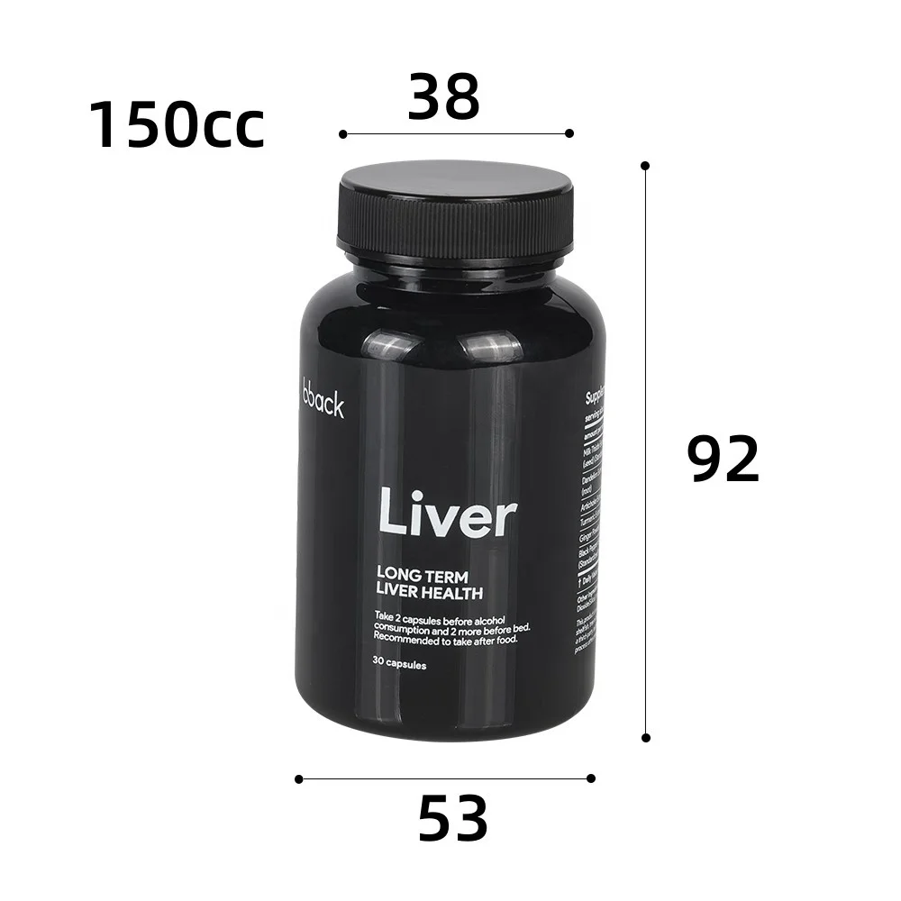 Best Sellers  Plastic  Black White  Packaging Storage Container Pill Vitamins  bottle  Medicine Jar Pill Bottle With Screw cap