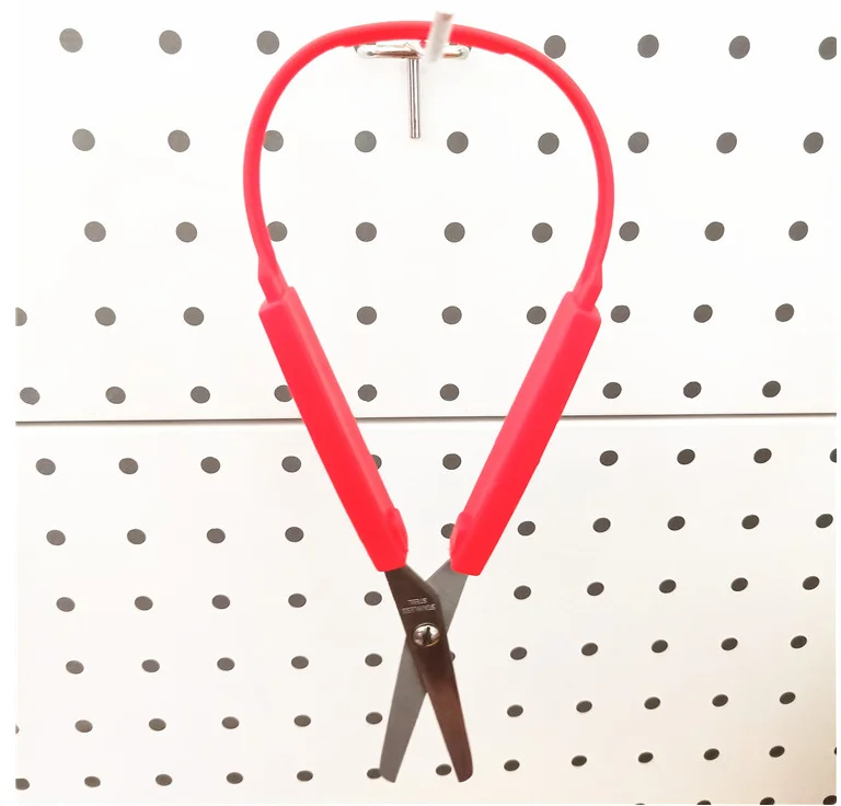  Детские Пружинные легко захватывающие петли ручки ножницы с пластиковой ручкой