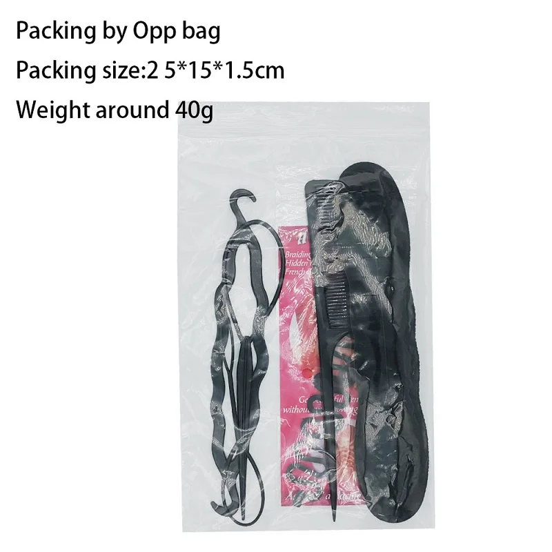 MIO Women 5pcs Hair Styling Tools Sets DIY Hair Accessories Styling Tools Salon Fast Hair Braiding Tools Sets For Girls