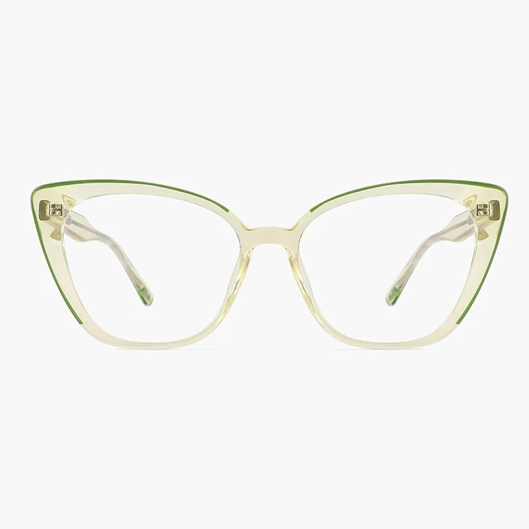 IU-30160 Wholesale high quality ladies acetate eyewear spectacle eyeglass optical frames for eye glasses